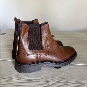 Tommy Hilfiger Brown Leather Ankle Boots